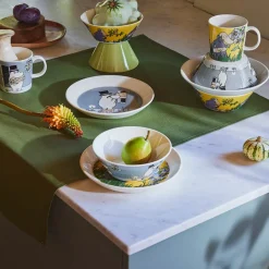 MOOMIN ARABIA Arabia Mummi Asjett 19cm Mummipappa Grå