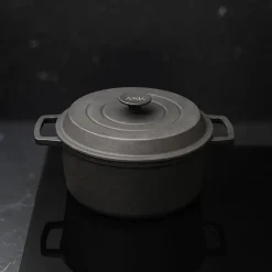 ASK Malm Støpejernsgryte Uten Emalje 4,2L