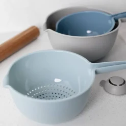 CHRISTIANIA 1739 Bakeboller Sett 4 Deler m/Dørslag og Eggeskiller