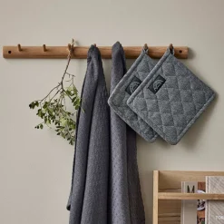 BASTIAN Tekstil Gryteklut Grå Recycle