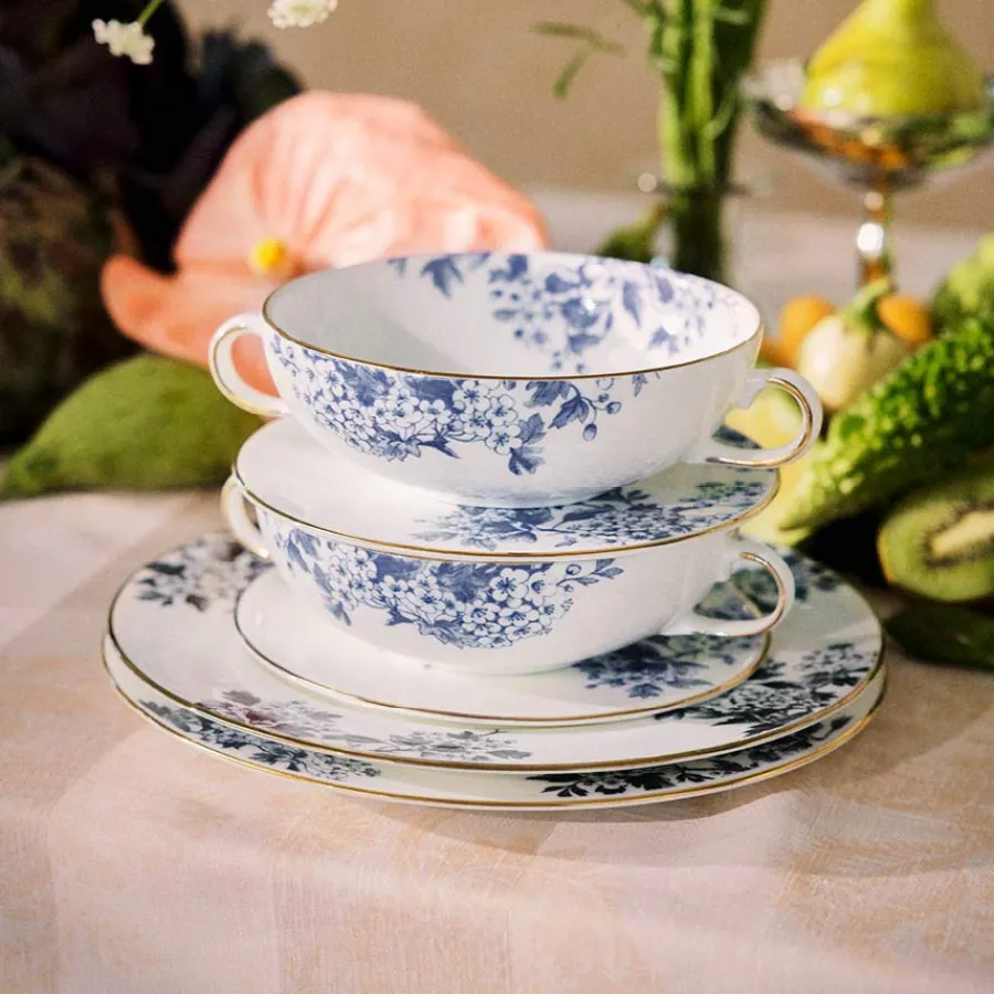 PORSGRUNDS PORSELÆNSFABRIK ByTimo Suppekopp 40cl Blå