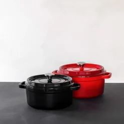 CHRISTIANIA 1739 Støpejernsgryte 3,4L Rød