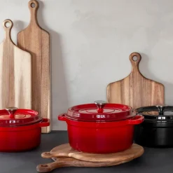 CHRISTIANIA 1739 Støpejernsgryte 5L Rød