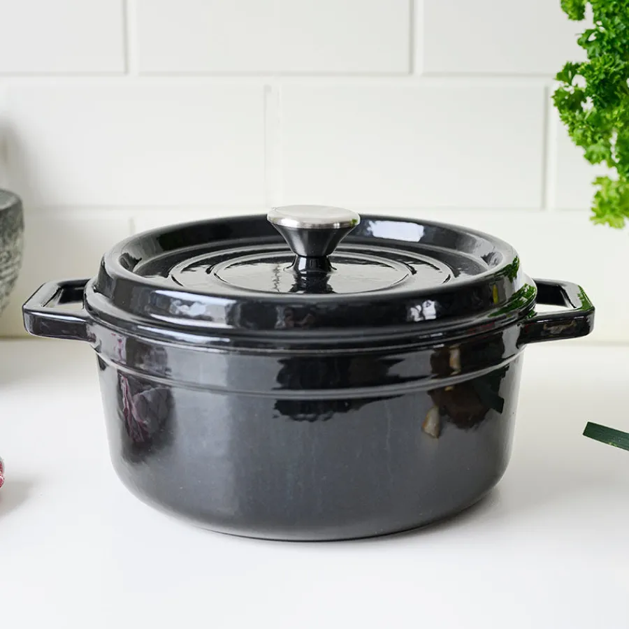 CHRISTIANIA 1739 Støpejernsgryte 5L Sort