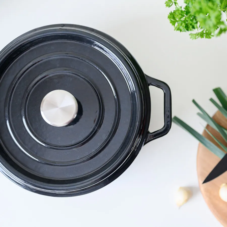 CHRISTIANIA 1739 Støpejernsgryte 5L Sort