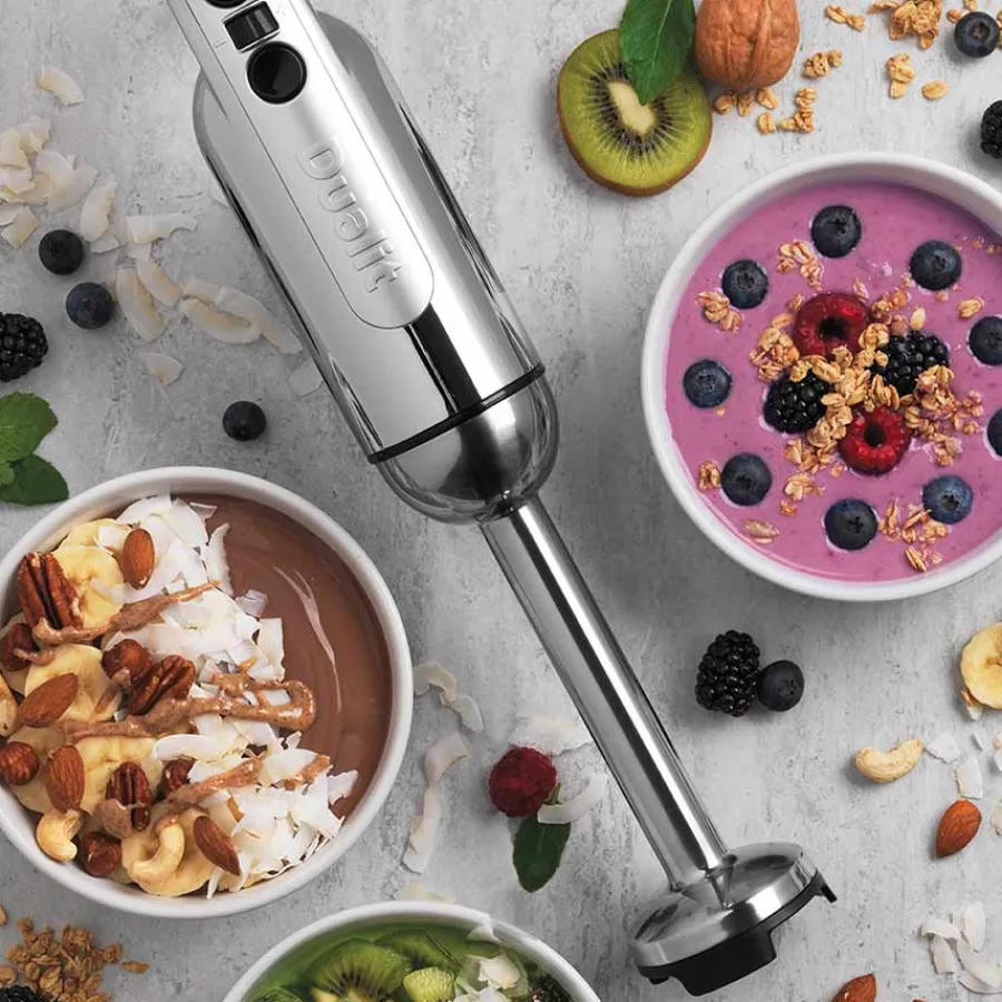 DUALIT Stavmikser 700W Med Tilbehør Krom