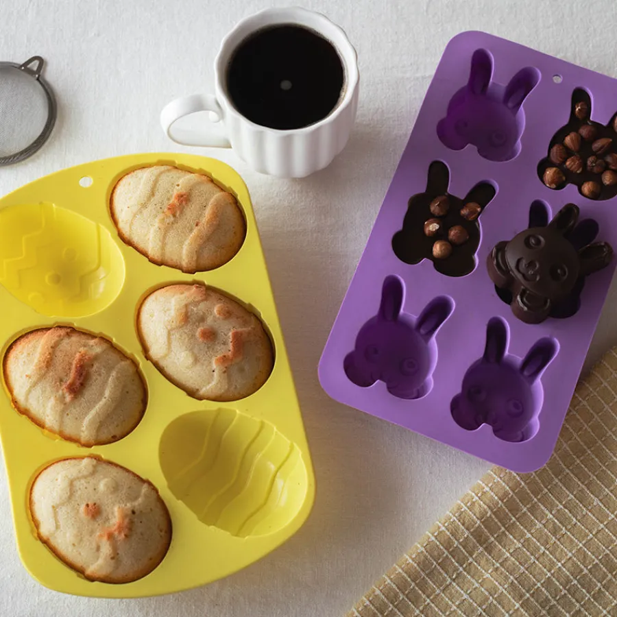 SEASONS Easter Collection Bakeform Hare Silikon 26x14cm Lilla