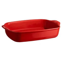 EMILE HENRY Ildfast Form Rektangulær 4L Rød