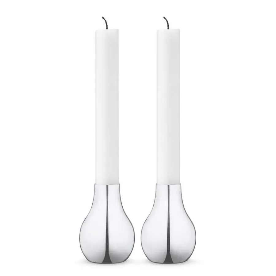 GEORG JENSEN Cafu Lysestake 55x76 Stål 2stk