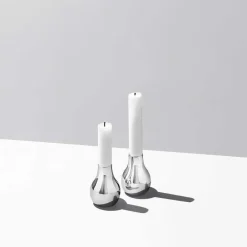 GEORG JENSEN Cafu Lysestake 55x76 Stål 2stk