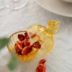 HADELAND GLASSVERK Glassskål med Lokk Hare - Hadeland