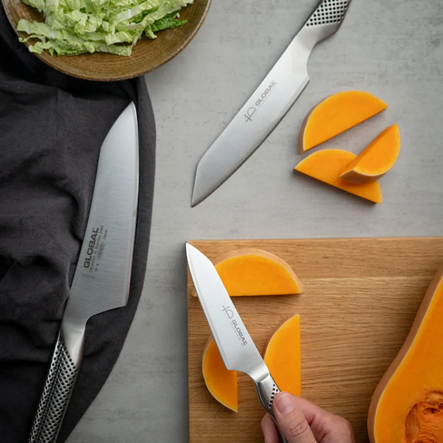 GLOBAL Knivsett 3 Kniver G-4, GS-110, GS-58 40års Jubileum