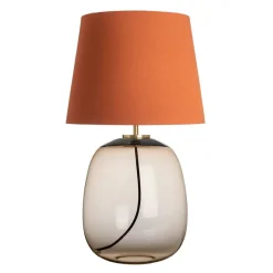 HADELAND GLASSVERK Austra Bordlampe Kakao