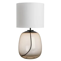 HADELAND GLASSVERK Austra Bordlampe Kakao