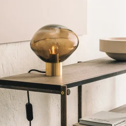 HADELAND GLASSVERK Crystal Stone Bordlampe