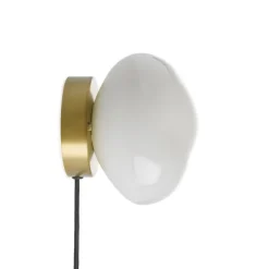 HADELAND GLASSVERK Crystal Stone Vegglampe