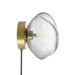 HADELAND GLASSVERK Crystal Stone Vegglampe