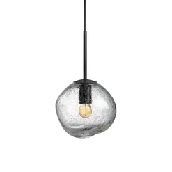 HADELAND GLASSVERK Crystal Stone Pendellampe