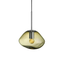 HADELAND GLASSVERK Crystal Stone Pendellampe