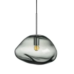 HADELAND GLASSVERK Crystal Stone Pendellampe