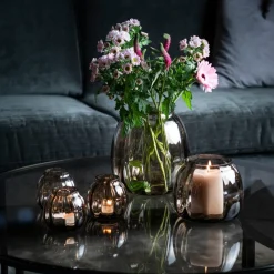 HADELAND GLASSVERK Ella Lyslykt 90mm Kakao