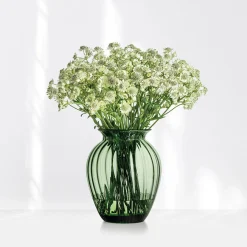 HADELAND GLASSVERK Emily Vase 26,5cm Grønn Optikk
