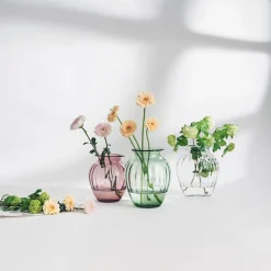 HADELAND GLASSVERK Emily Vase 26,5cm Grønn Optikk