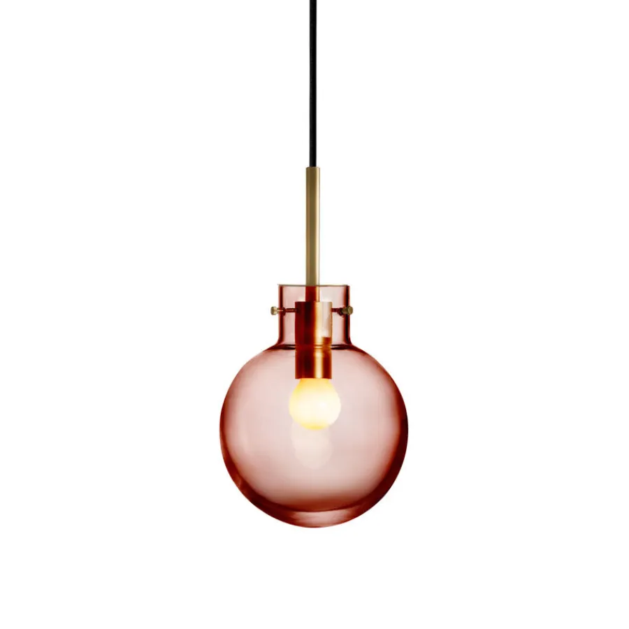 HADELAND GLASSVERK Krystallkule Taklampe