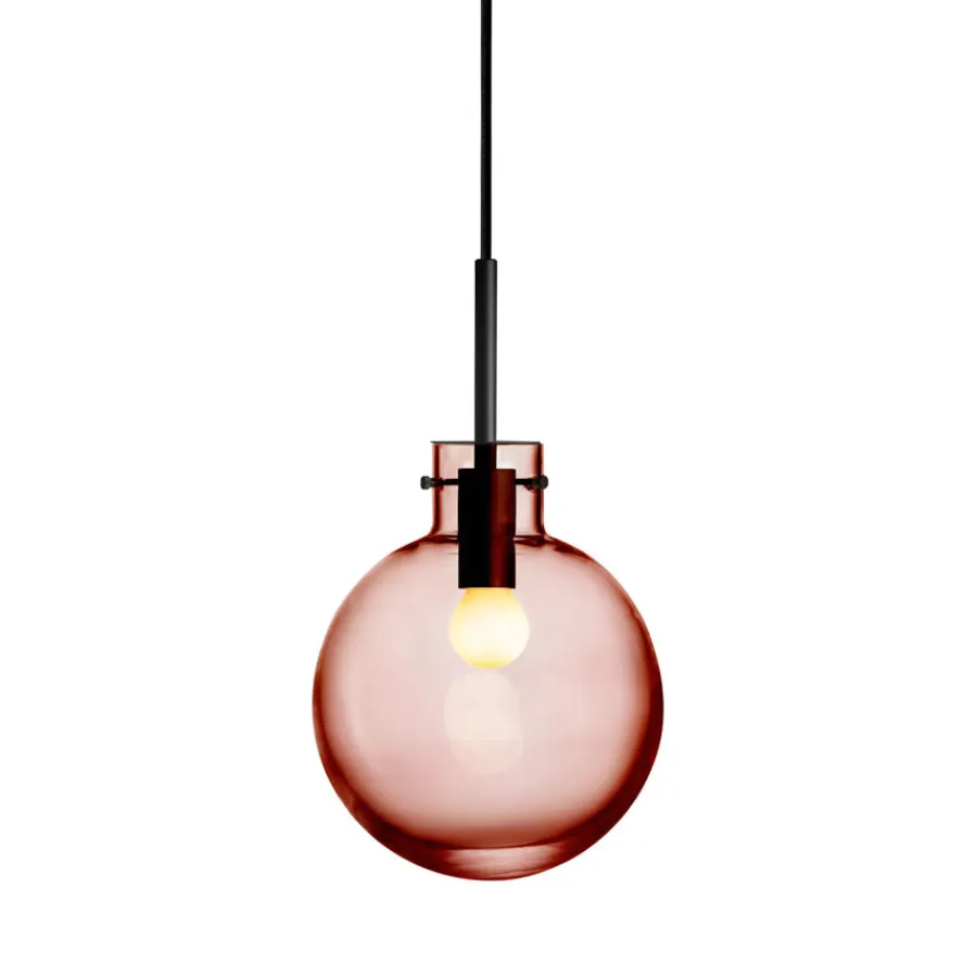 HADELAND GLASSVERK Krystallkule Taklampe