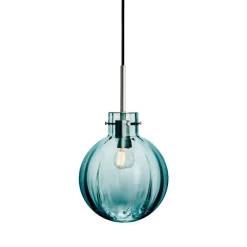 HADELAND GLASSVERK Krystallkule Taklampe