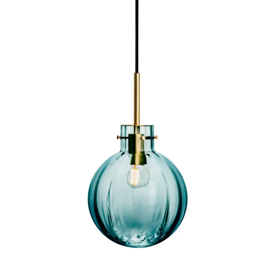 HADELAND GLASSVERK Krystallkule Taklampe