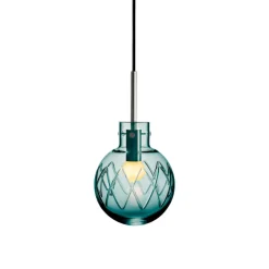 HADELAND GLASSVERK Krystallkule Lampe