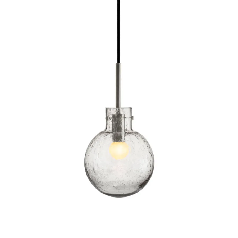 HADELAND GLASSVERK Krystallkule Taklampe Soda Klar