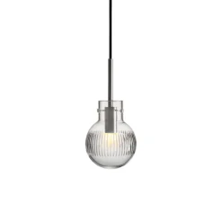 HADELAND GLASSVERK Krystallkule Taklampe Skjær Klar