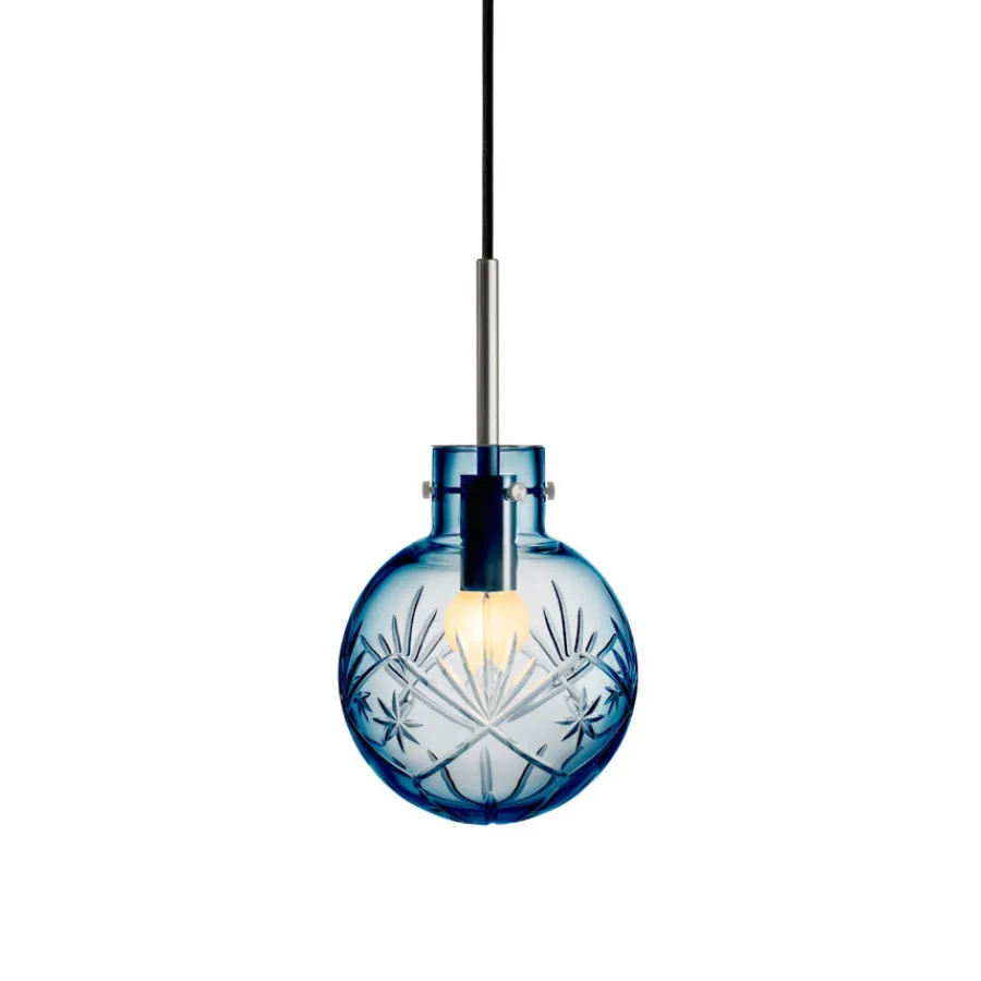 HADELAND GLASSVERK Krystallkule Taklampe