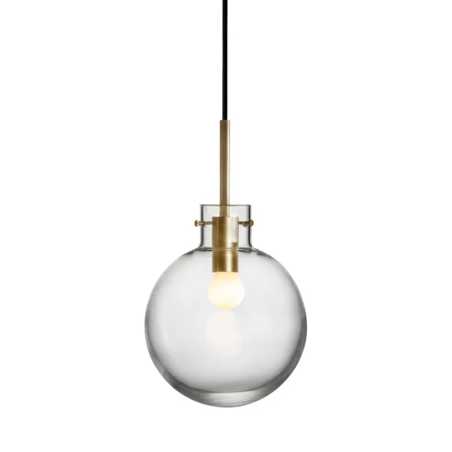 HADELAND GLASSVERK Krystallkule Taklampe