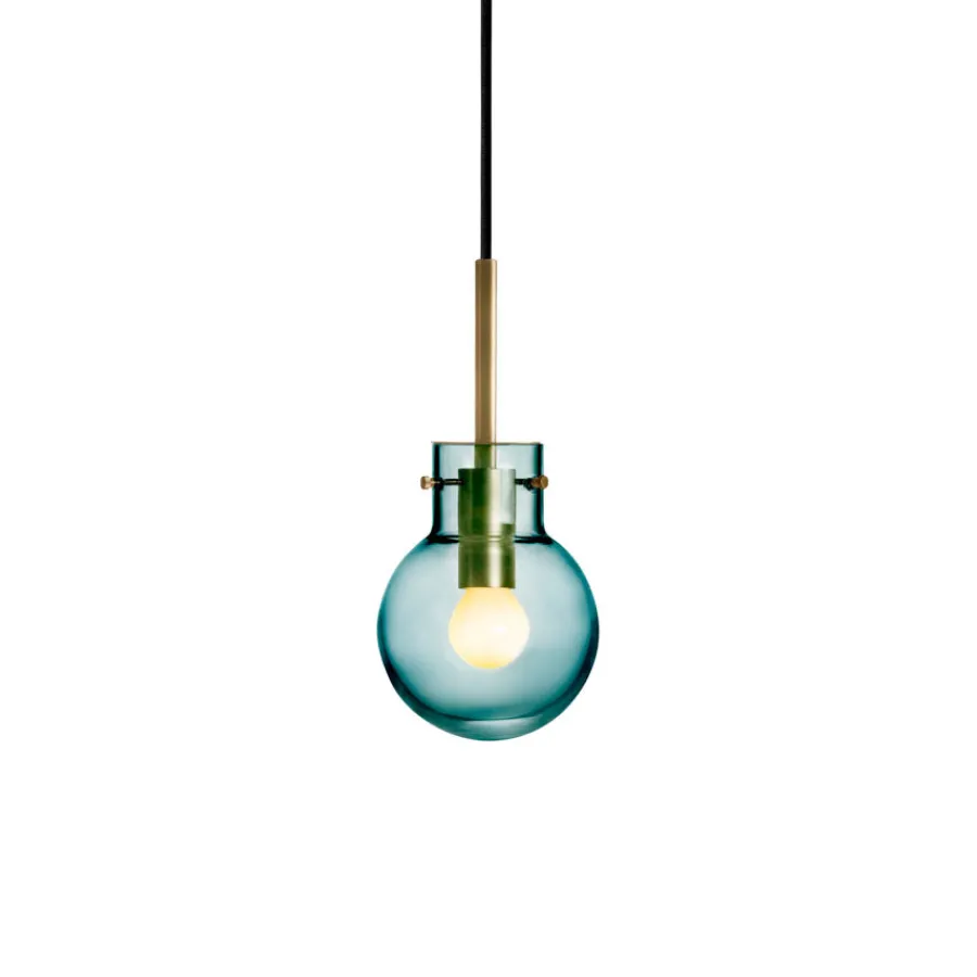 HADELAND GLASSVERK Krystallkule Taklampe