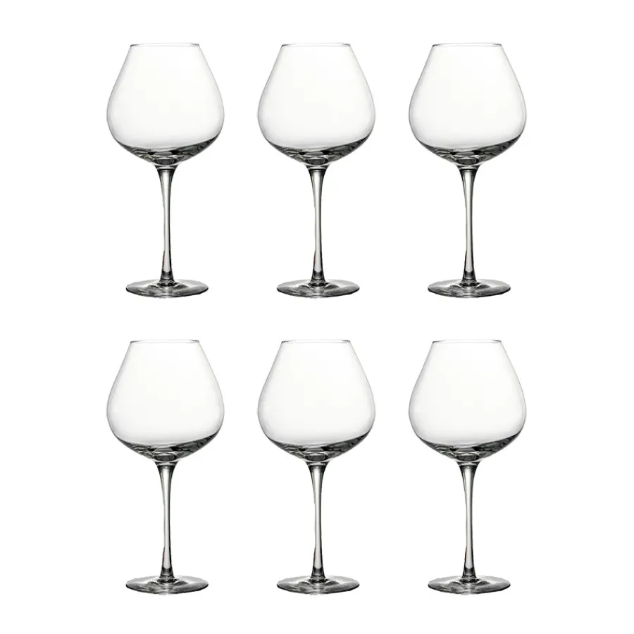 HADELAND GLASSVERK Odyssè Rødvinsglass 82cl 6pk