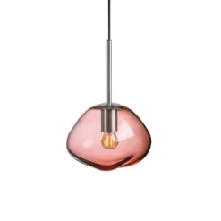 HADELAND GLASSVERK Pendellampe Morgenrød