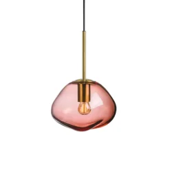 HADELAND GLASSVERK Pendellampe Morgenrød