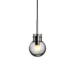 HADELAND GLASSVERK Røkgrå Taklampe