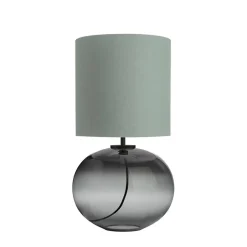 HADELAND GLASSVERK Senja Bordlampe Røkgrå