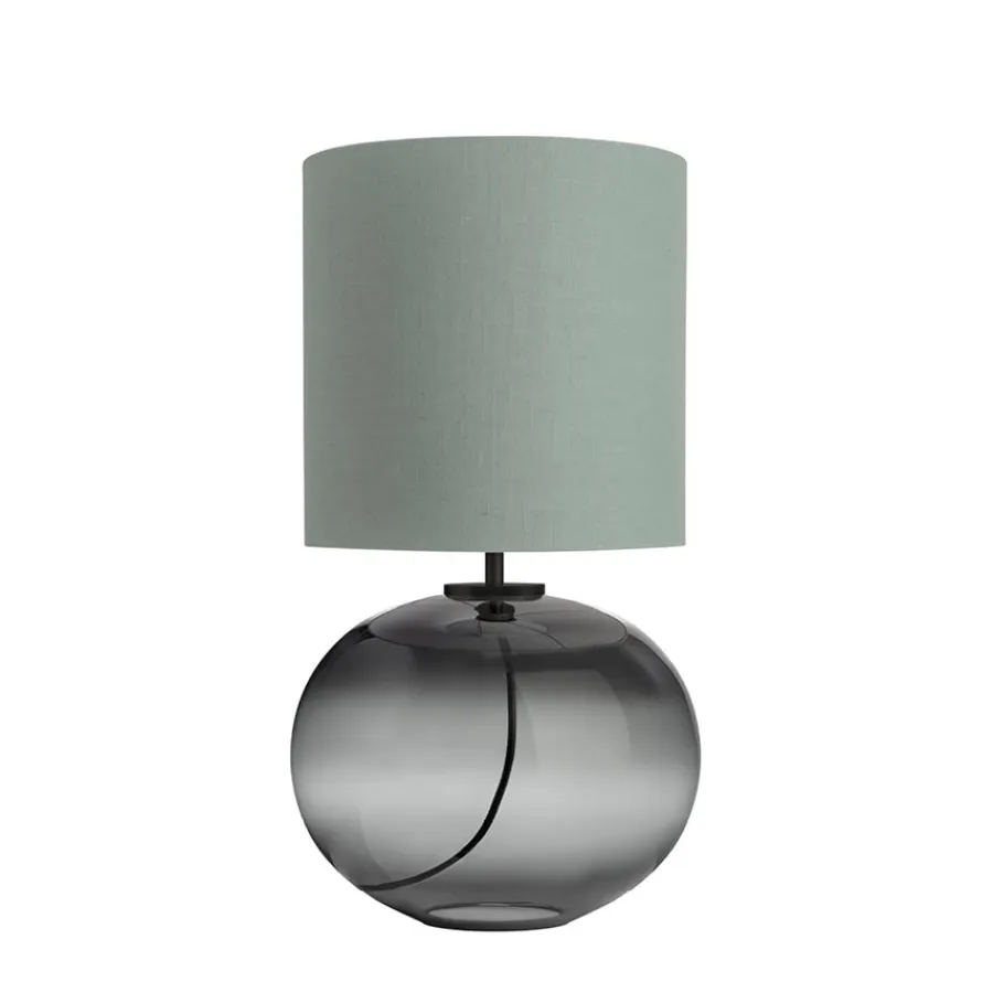 HADELAND GLASSVERK Senja Bordlampe Røkgrå