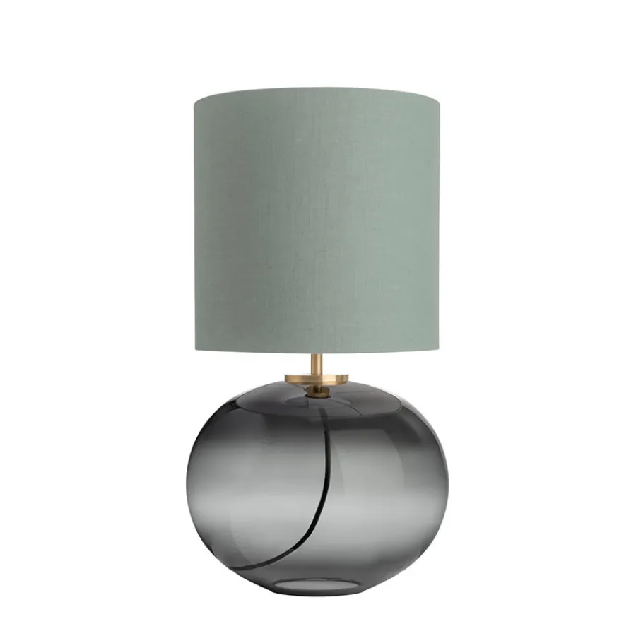 HADELAND GLASSVERK Senja Bordlampe Røkgrå