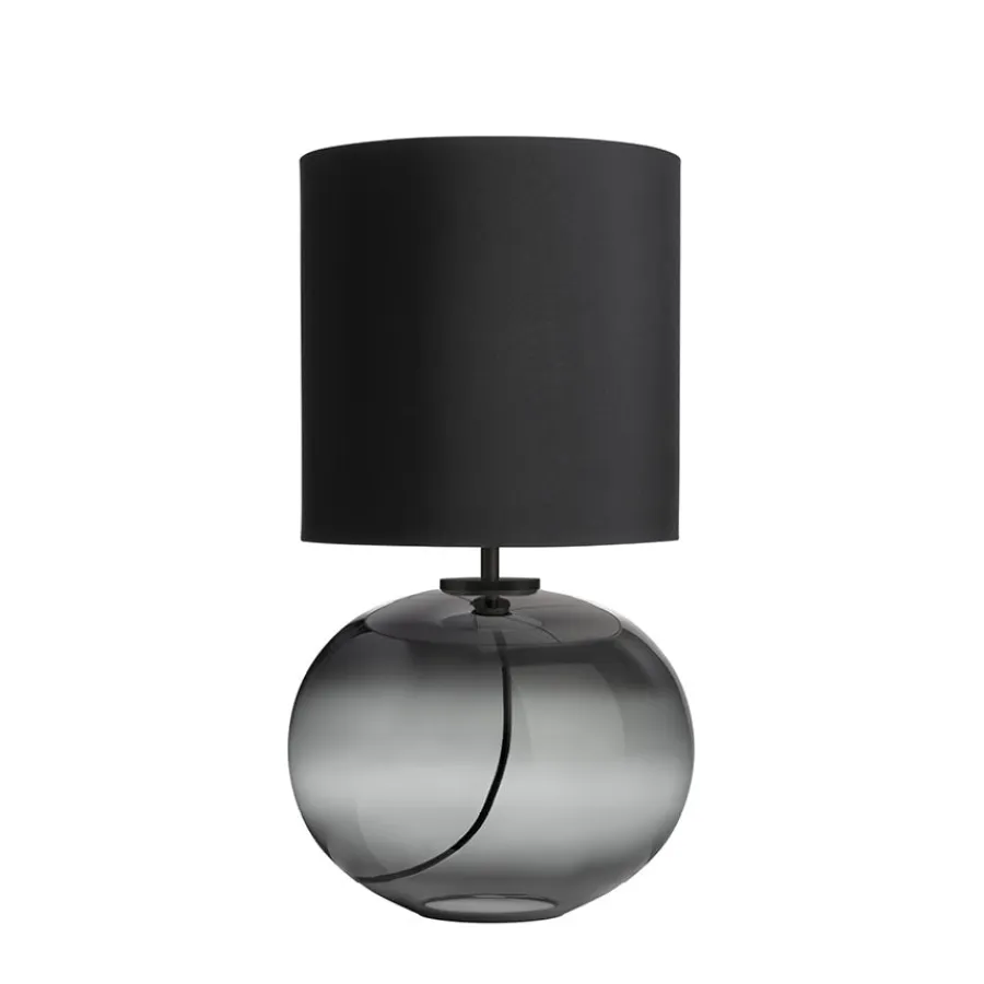 HADELAND GLASSVERK Senja Bordlampe Røkgrå