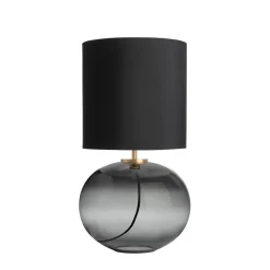 HADELAND GLASSVERK Senja Bordlampe Røkgrå