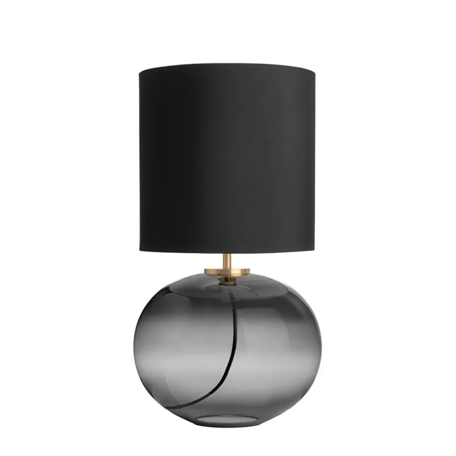 HADELAND GLASSVERK Senja Bordlampe Røkgrå