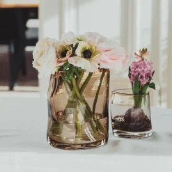 HADELAND GLASSVERK Sine Lyslykt 12,5 cm Kakao