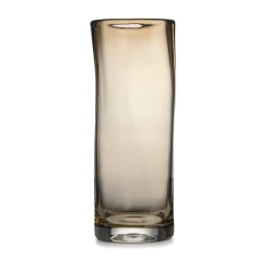 HADELAND GLASSVERK Sine Vase 29,5x11cm Kakao