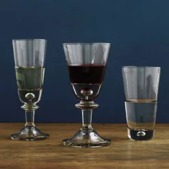 HADELAND GLASSVERK Tangen Grå Champagne/Hvitvinsglass Høy 20cl